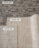  The Raw Dark Grey Canvas Rug 