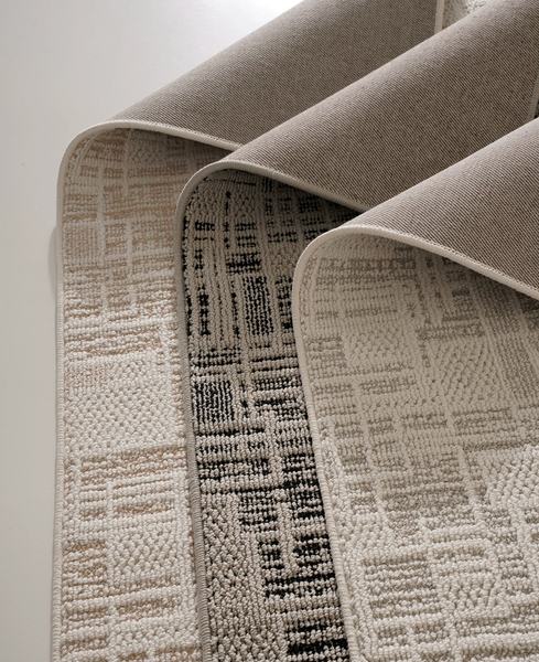  The Raw Beige Canvas Rug 
