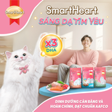 Hạt Cho Mèo Smartheart cho mèo con và mèo trưởng thành 450G-1.2KG