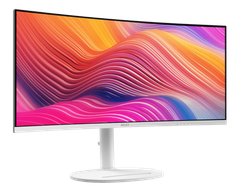 Màn hình MSI MD342CQPW (34 inch/UWQHD/VA/120Hz/1ms/loa/USB-C/cong) White