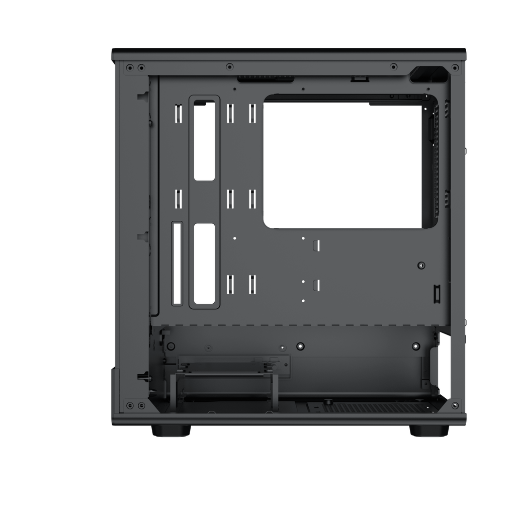 CASE XIGMATEK PURA MS ( NO FAN ) - BLACK