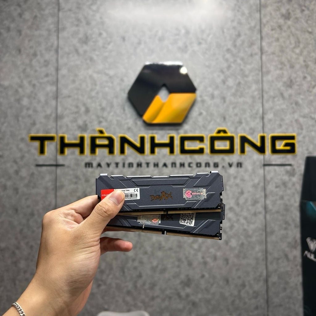 Ram DDR4 16Gb Colorful Battle AX Buss 2666 Tản Nhiệt Thép USED