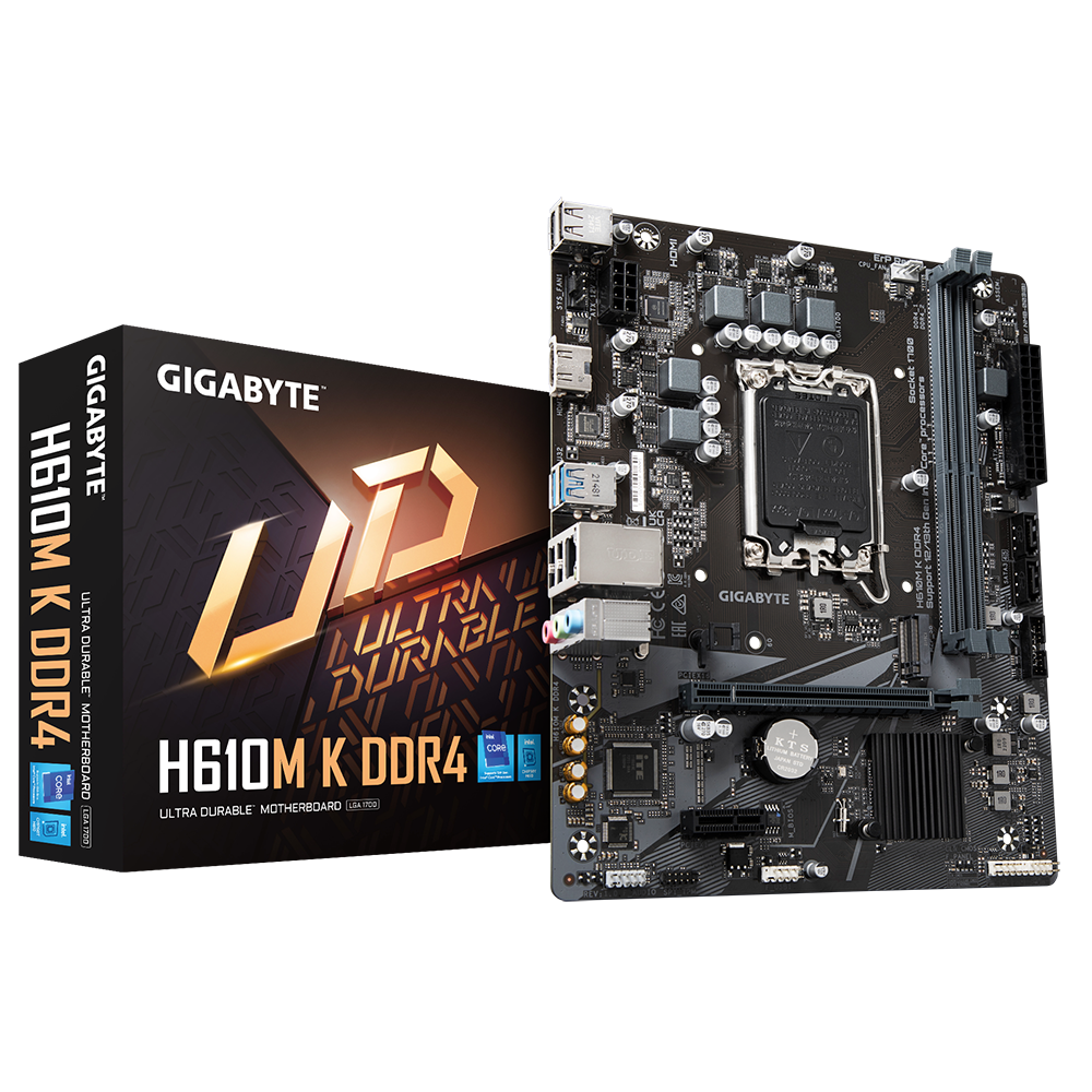 Main GIGABYTE H610M K DDR4