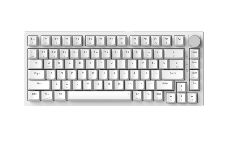Bàn phím cơ NEWMEN GM326 White Red Switch