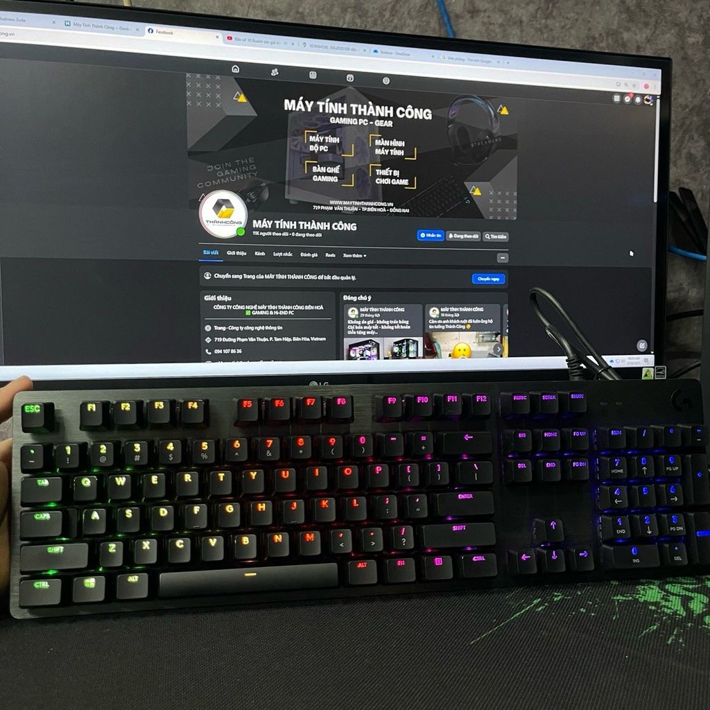 Bàn Phím Gaming LOGITECH G512 CARBON RED LINEAR USED