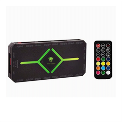 Remote + Hub Fan LEOPARD ARGB 5V Đen