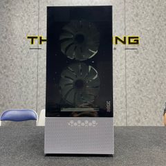 Case Magic GM-04 AIR BLACK AND WHITE GLASS 3F ATX USED