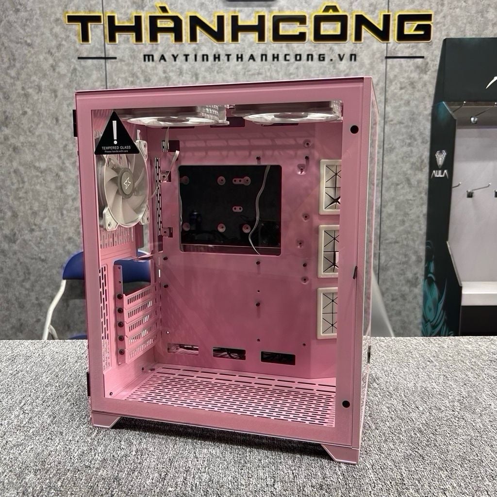 Case Xigmatek Aquarius S Queen Màu Hồng (3 Fan ARGB ) USED