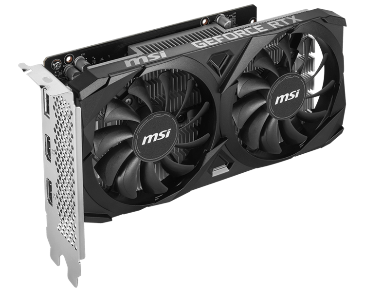Card màn hình MSI RTX 3050 Ventus 2X 6Gb OC DDR6
