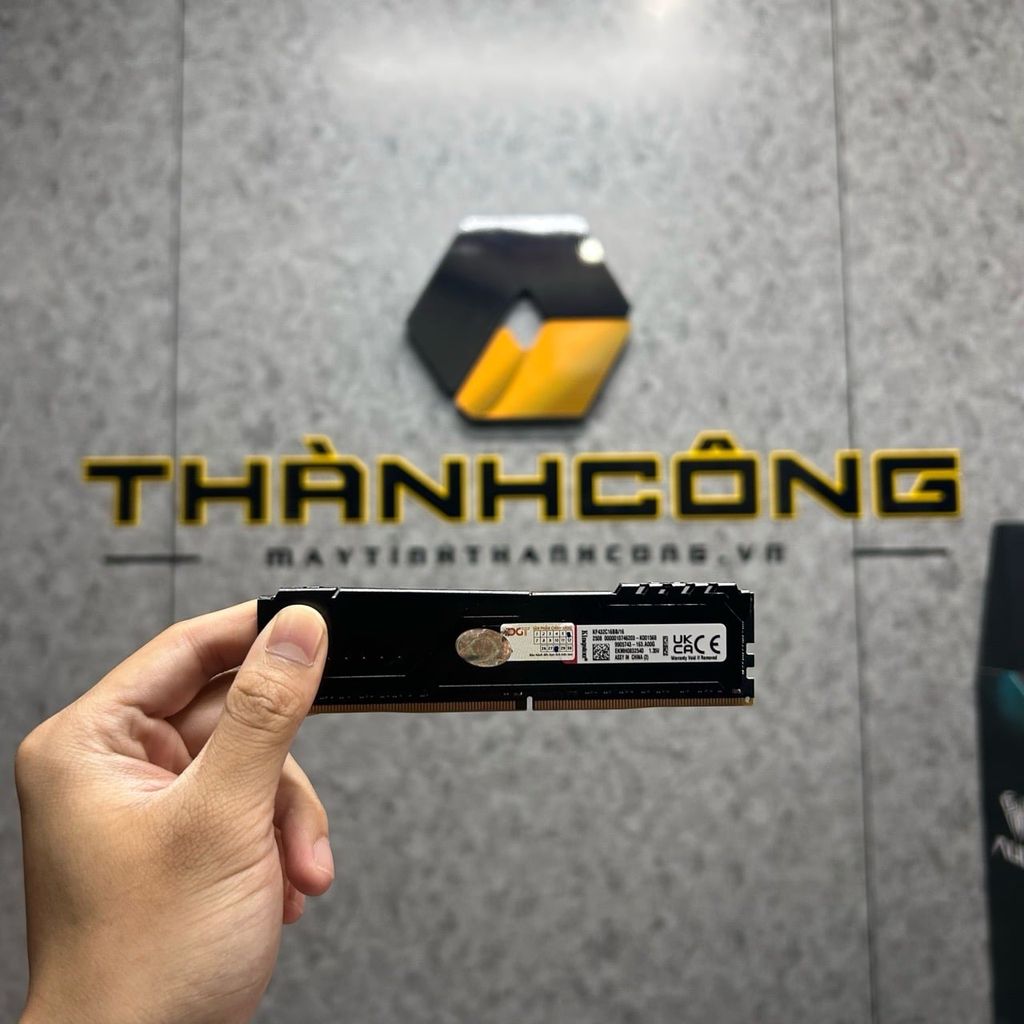 RAM DDR4 KINGSTON 16GB FURY HYPERX BLACK 3200Mhz USED BH 5/2028