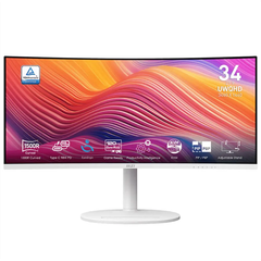 Màn hình MSI MD342CQPW (34 inch/UWQHD/VA/120Hz/1ms/loa/USB-C/cong) White