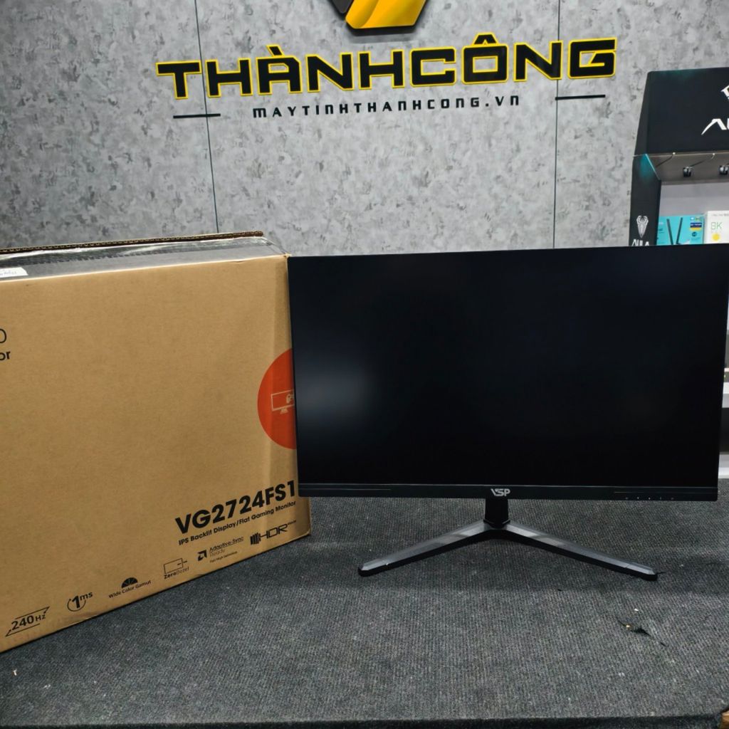 Màn hình Gaming VSP VG2724FS1 | 27 inch, Full HD, IPS, 240Hz, 1ms NEW FULL BOX BH 3/2027