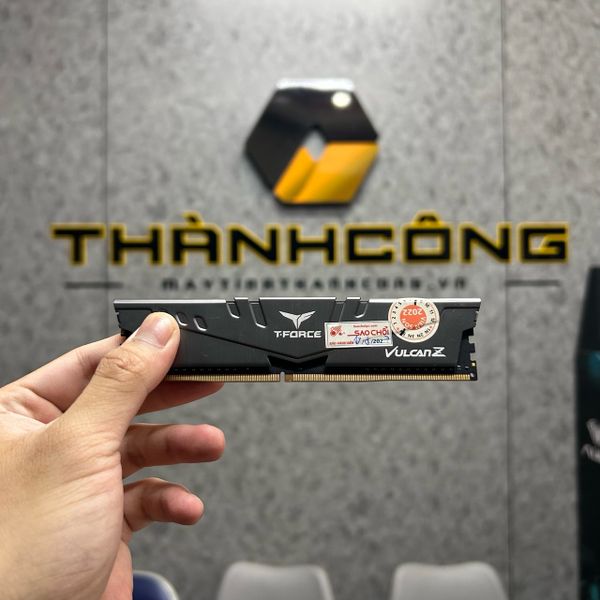 Ram DDR4 TEAMGROUP 8GB BUSS 3200 T-FORCE VULCAN Z GAMING XÁM USED BH 8/2027