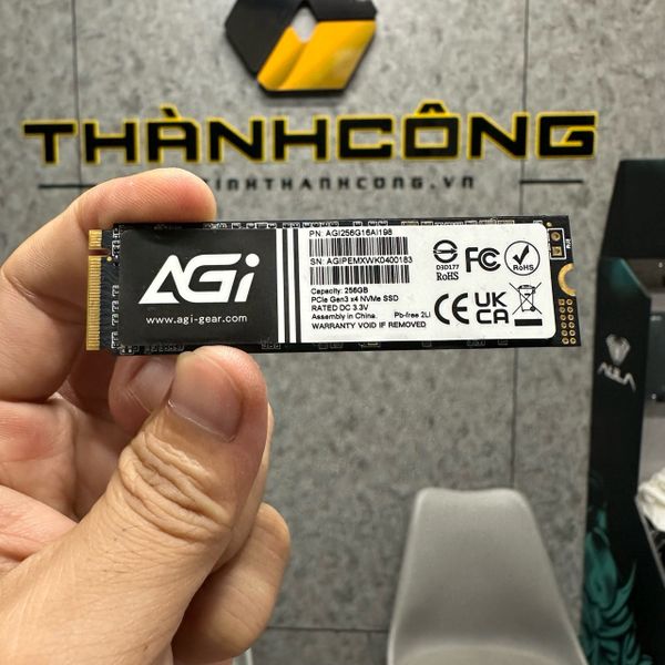 Ổ CỨNG SSD AGI AI198 256GB NVME (AGI256G16AI198) USED BH 2028
