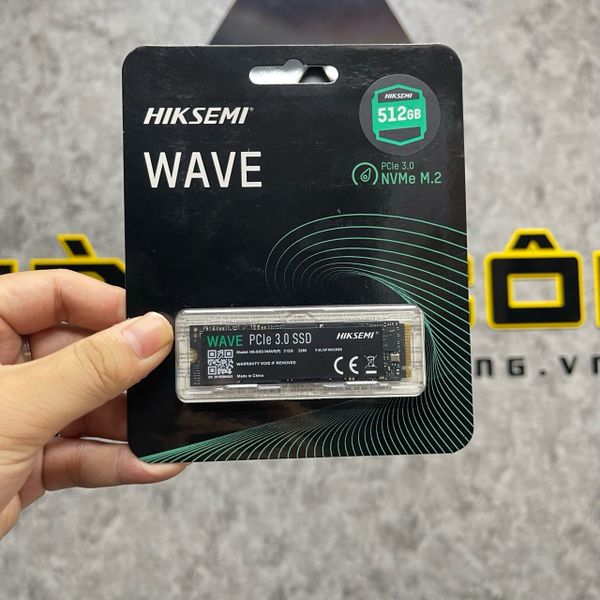 Ổ cứng SSD NVME HIKSEMI WAVE 512GB -(NVMe PCIe Gen3x4, M2.2280) NEW BH 8/2028