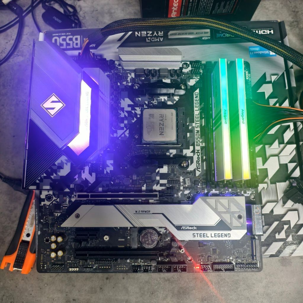 Mainboard Asrock B550M Steel Legend USED BH 9/2027