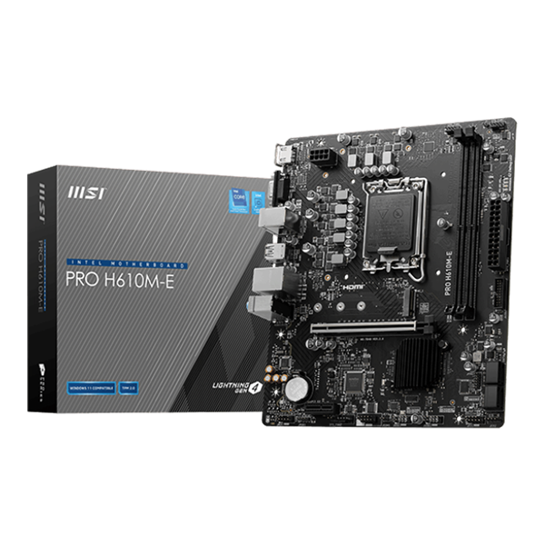 Mainboard Msi pro H610M-E DDR4 USED BH 4/2026
