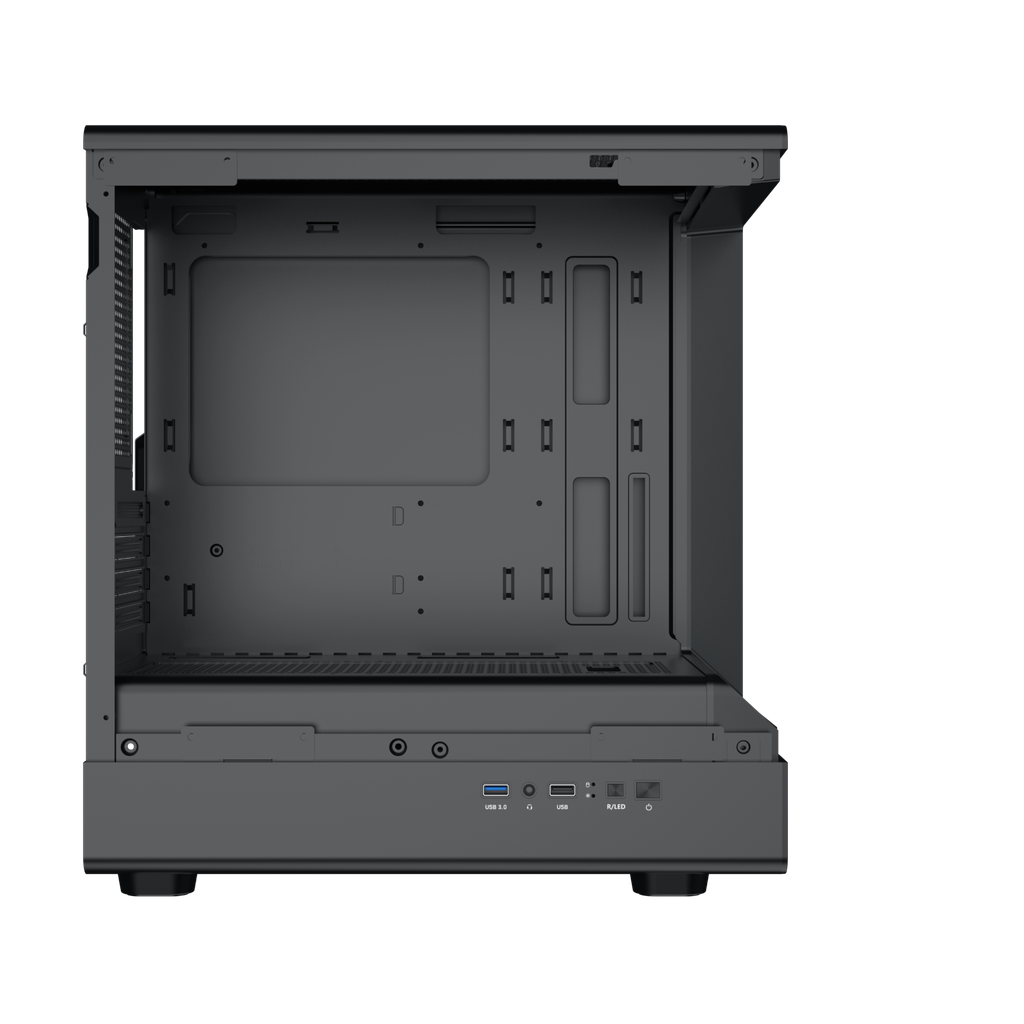 CASE XIGMATEK PURA MS ( NO FAN ) - BLACK