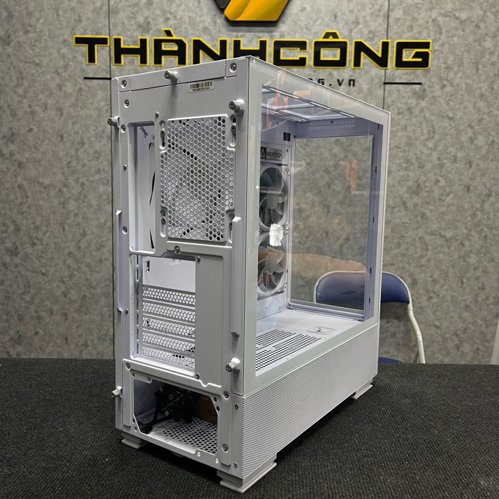 Case Montech SKY TWO (Mid Tower/Màu Trắng) - 4 FAN ARGB USED LIKE NEW