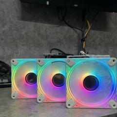 KIT 8 FAN COOLMOON DM1 + HUB ARGB