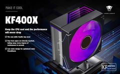 Tản nhiệt khí Leopard KF400X RGB BLACK