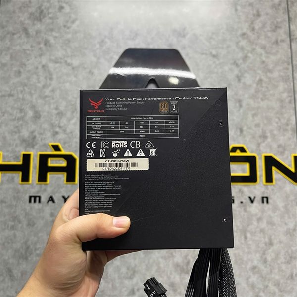Nguồn Centaur 750W 80 Plus USED BH 5/2028