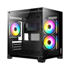 Case MAGIC Aqua-M Ultra Black | M-ATX (No Fan)