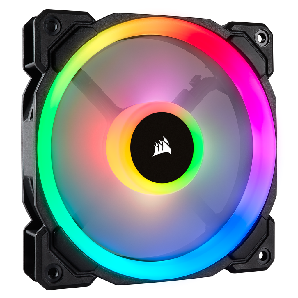 5 Fan Corsair LL120 RGB + HUB USED