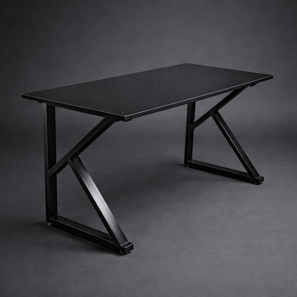 BÀN CHỮ Z | K | U GAMING MẶT GỖ (MÀU ĐEN)