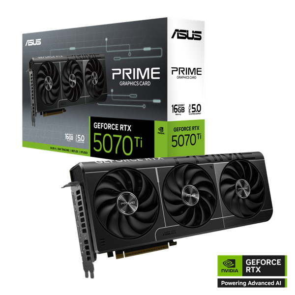 Card màn hình ASUS Prime GeForce RTX 5070 Ti 16GB GDDR7 OC Edition (PRIME-RTX5070TI-O16G)
