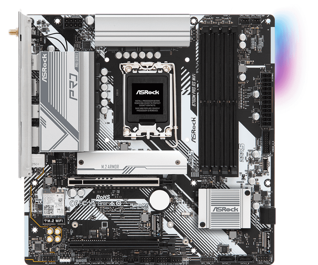 Main ASROCK B760M PRO RS D5 ( LGA1700 | M-ATX | 4XDDR5 )