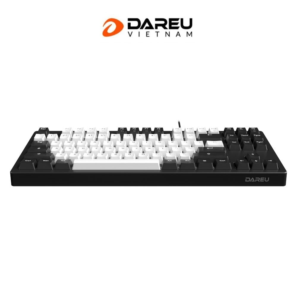 Bàn Phím Cơ Gaming Dareu Ek87 V2 - Black - White (Multi-Led) BROWN SWITCH