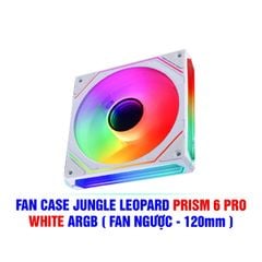 Fan Led Jungle Leopard 6 Pro White ARGB Ngược