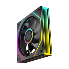 Fan Case Leopard Prism 4RS ULTRA ARGB - Black