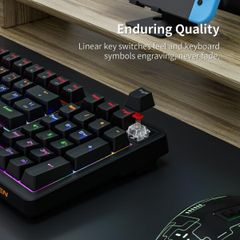 Bàn phím cơ Gaming Newmen GM328 Black Red Switch có dây