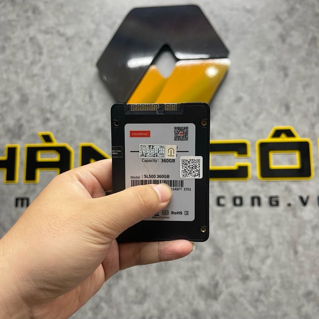 Ổ cứng SSD Colorful 360GB SL500 Sata III 6Gb/s USED BH 10/2026
