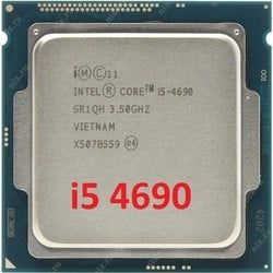CPU intel core I5 4690(3.5GHZ, 6MB, 4 Cores 4 Threads) Cũ