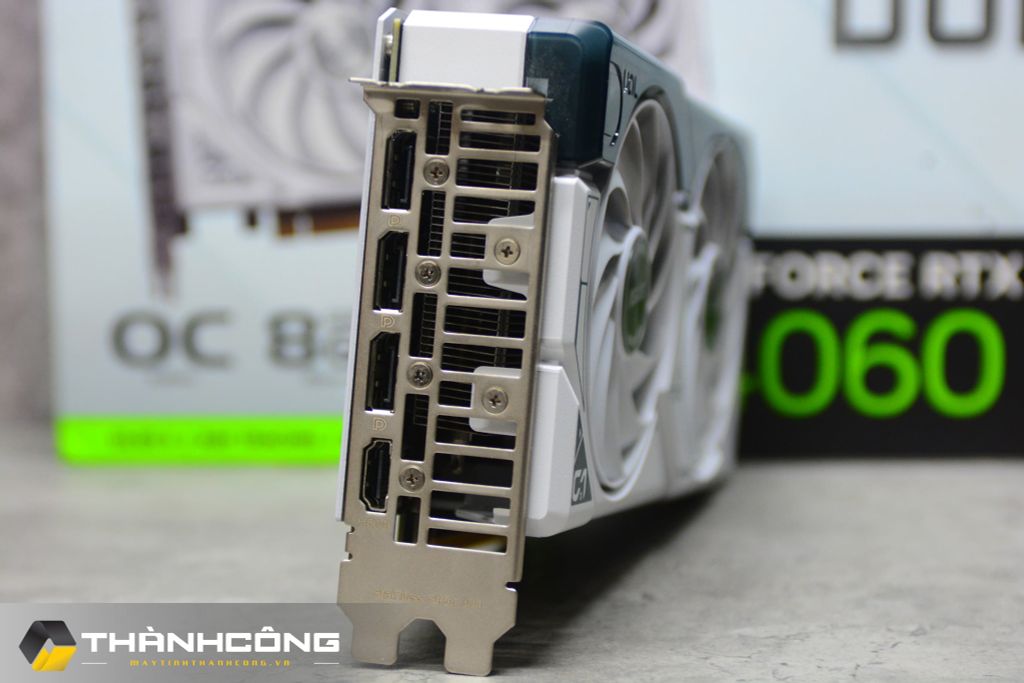 CARD MÀN HÌNH RTX4060 ASUS DUAL 8GB GDDR6 OC EDITION WHITE BH 4/2027