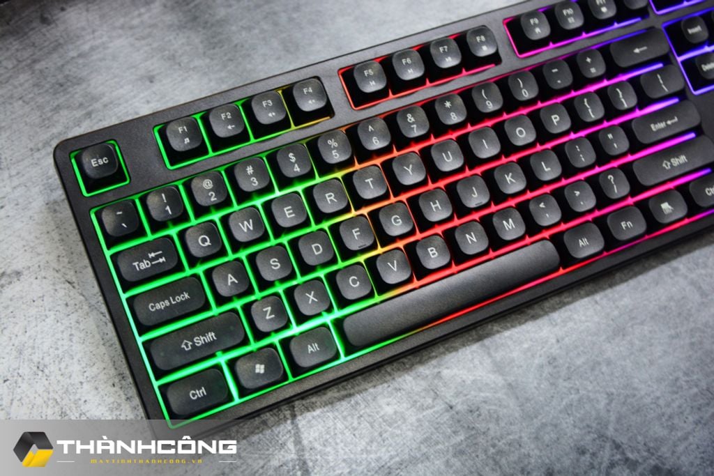 COMBO PHÍM CHUỘT TOMATO S120 RGB - Đen