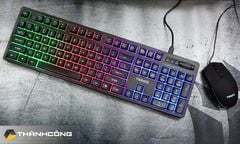 COMBO PHÍM CHUỘT TOMATO S120 RGB - Đen