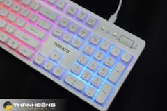 COMBO PHÍM CHUỘT TOMATO S120 RGB - Trắng