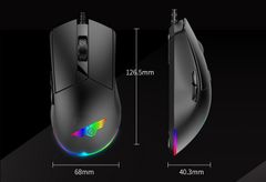Chuột Gaming STRON GX5-H RGB Black