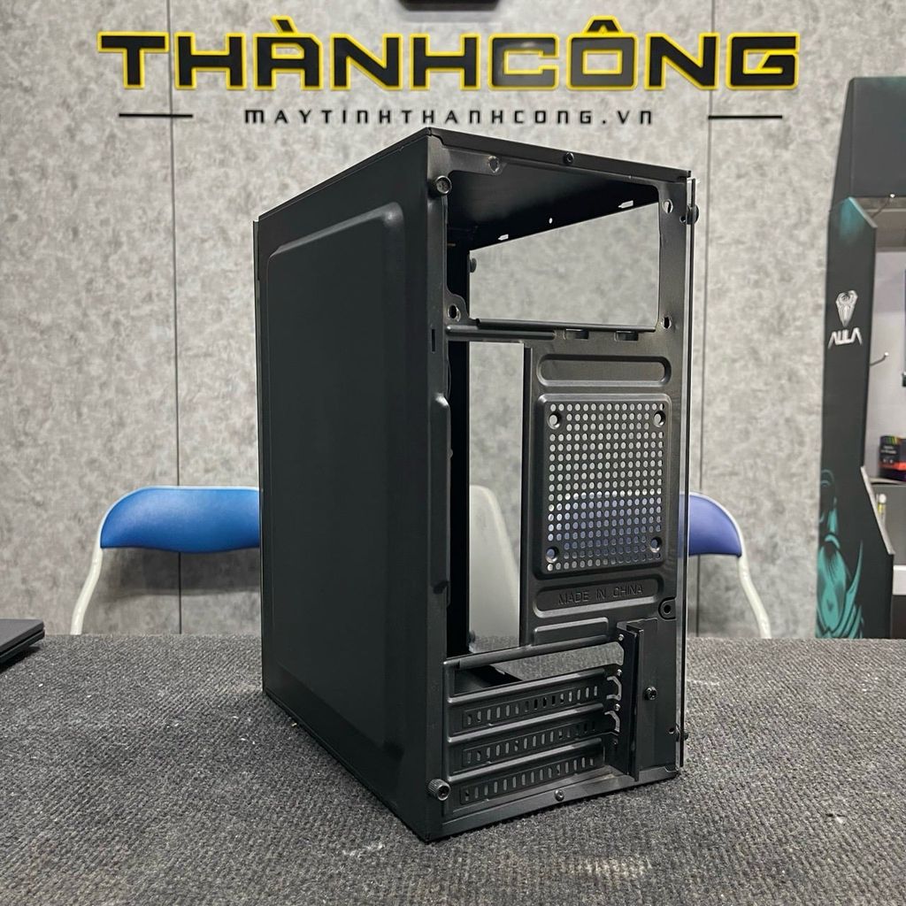 CASE VISION VSP V212 ĐEN mATX ( 2 mặt kính) USED