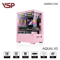 Casse VSP Aqual X3 - Hồng (no Fan)