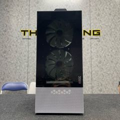 Case Magic GM-04 AIR BLACK AND WHITE GLASS 3F ATX USED