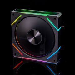 Fan Case Leopard V1 ARGB Black - Ngược