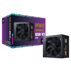 Nguồn Cooler Master MWE 650W Bronze V3 230V ATX 3.1
