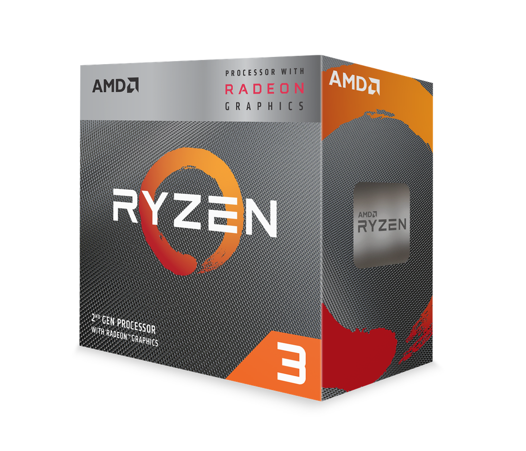 CPU AMD RYZEN 3 3200G | 3.6GHz Up to 4.0GHz, AM4, 4 Cores 4 Threads Box Chính Hãng