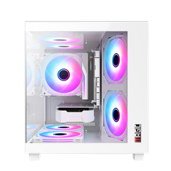 Case Magic Aqua-M Elite | M-ATX | Không Fan | Trắng