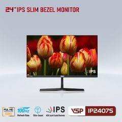Màn hình VSP IP2407S 24 inch Full HD 100Hz IPS | VGA | HDMI - BLACK
